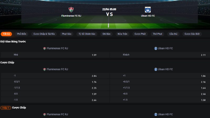 Fluminense vs Ulsan HD