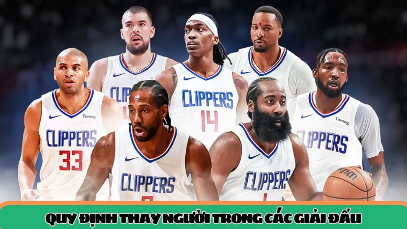 Quy định thay người trong các giải đấu